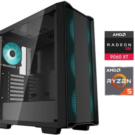 Equipo Gamer Ryzen 5 5600X, 16GB, 500GB NVMe, RX9060XT 8GB