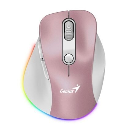 Mouse Genius Ergo 9000S Pro Inalámbrico Bluetooth Rosa