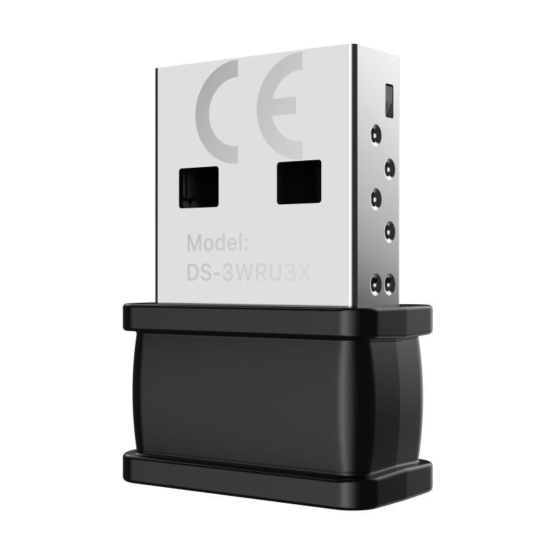 Adaptador Wi-Fi Hikvision 300Mbps Wi-Fi 6 Nano USB