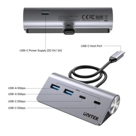 HUB USB-C Unitek 4 en 1