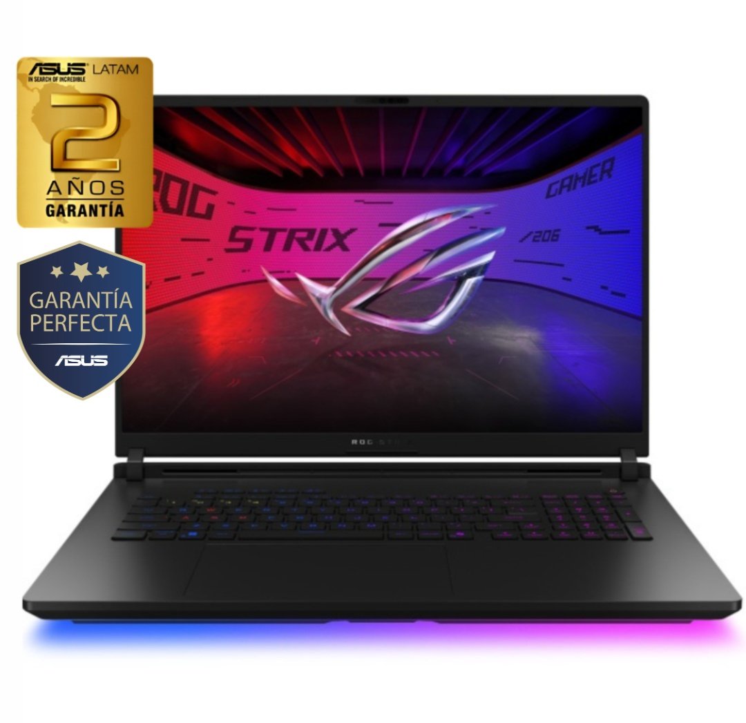Notebook Gamer Asus ROG Core Ultra 9 5.4Ghz, 32GB, 2TB SSD, 18" 2.5K 240Hz, RTX 5080 16GB