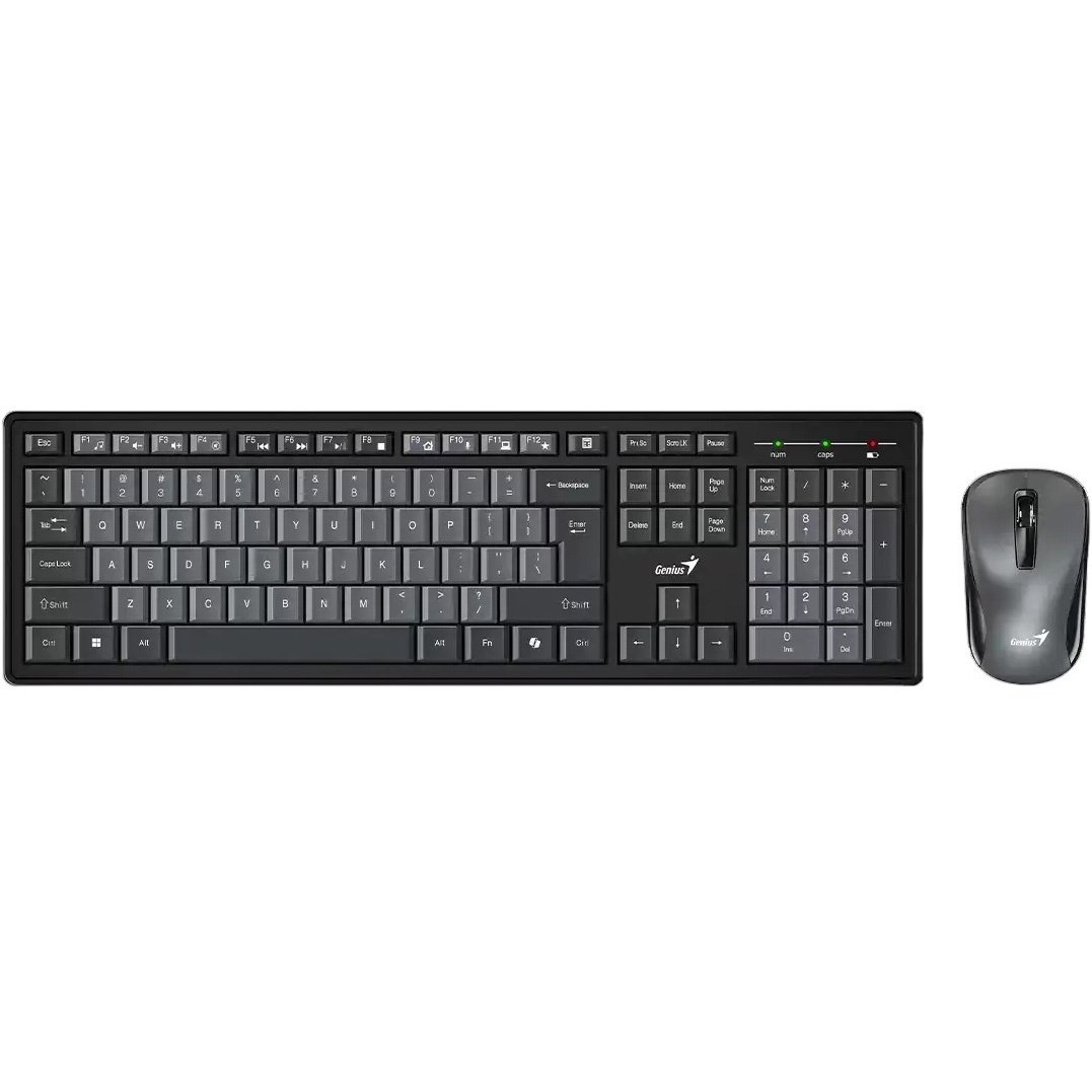Combo Teclado y Mouse Genius KM-8200 Inalámbrico Negro