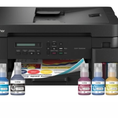 Impresora Multifunción Brother DCP-T830DW Wi-Fi Dúplex + 4 Botellas Tinta Extra