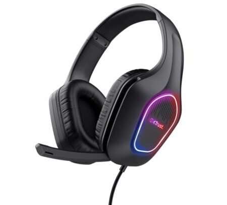 TRUST 25331 HEADSET GAMING GXT416 ZIROX LED LIGHWEIGHT PC/CONSOLAS