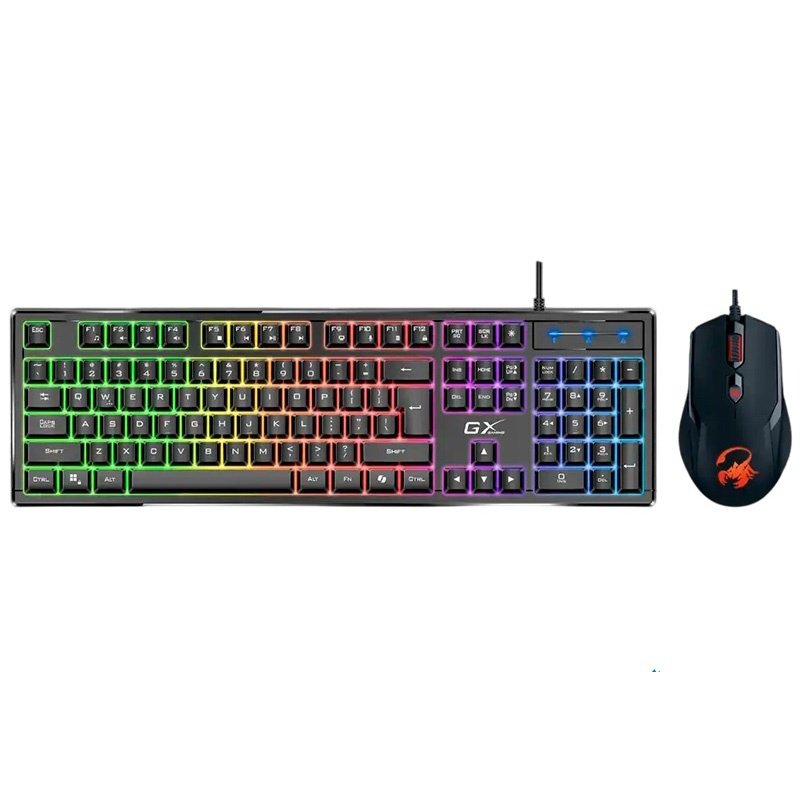 Combo Teclado y Mouse Genius Scorpion KM-GX6 RGB