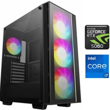 Equipo Gamer Core i7 12700F, 16GB, 1TB, RTX 5060 8GB