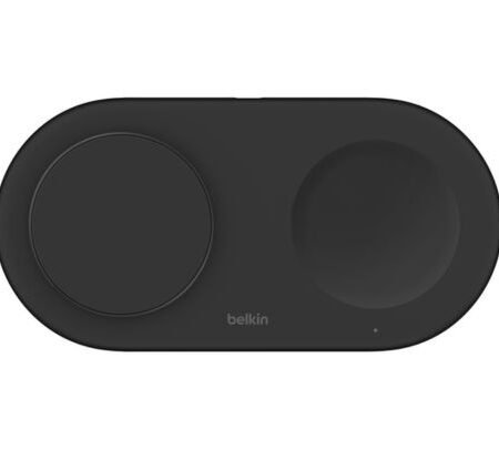 BELKIN WIZ021VFBK BASE DE CARGA INALAMBRICA DUAL PAD BLACK 15W(D)