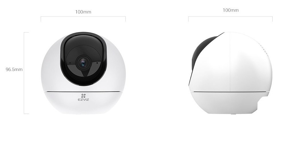 Camara Wifi Ezviz CS-H6 3K+Memoria microSDXC Lexar Pro 128GB