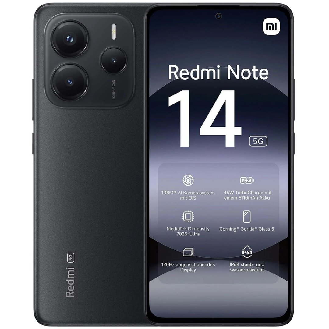 Xiaomi Redmi Note 14 5G 12GB 512GB Black