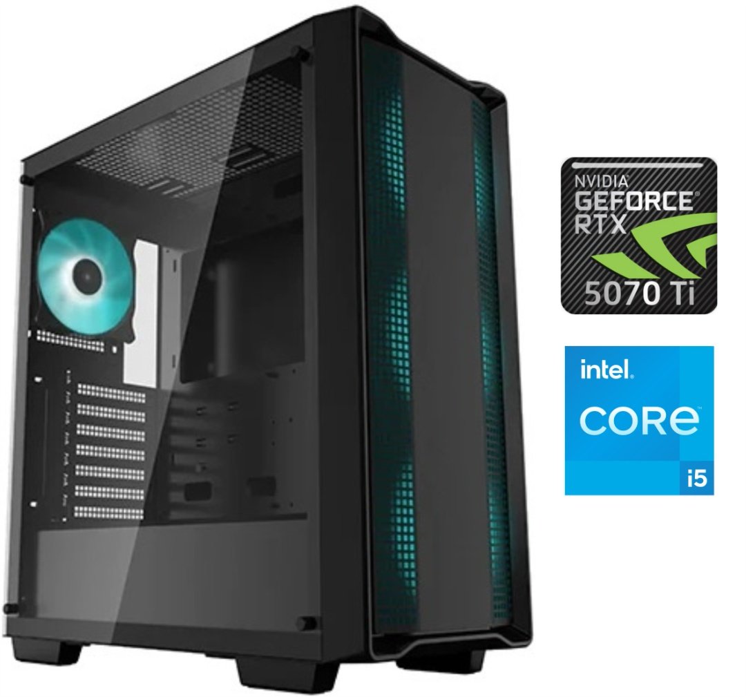 Equipo Gamer Core i5 13400F, 16GB, 1TB NVMe, RTX 5060Ti 16GB