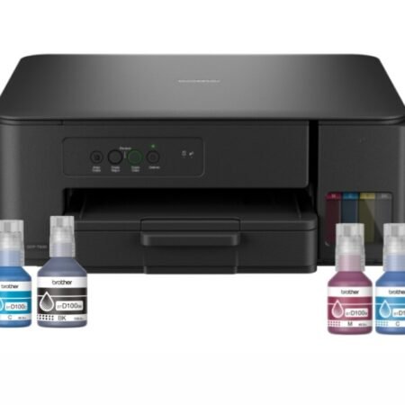 Impresora Multifunción Brother DCP-T230 + 4 Botellas de Tinta BTD100 Extra