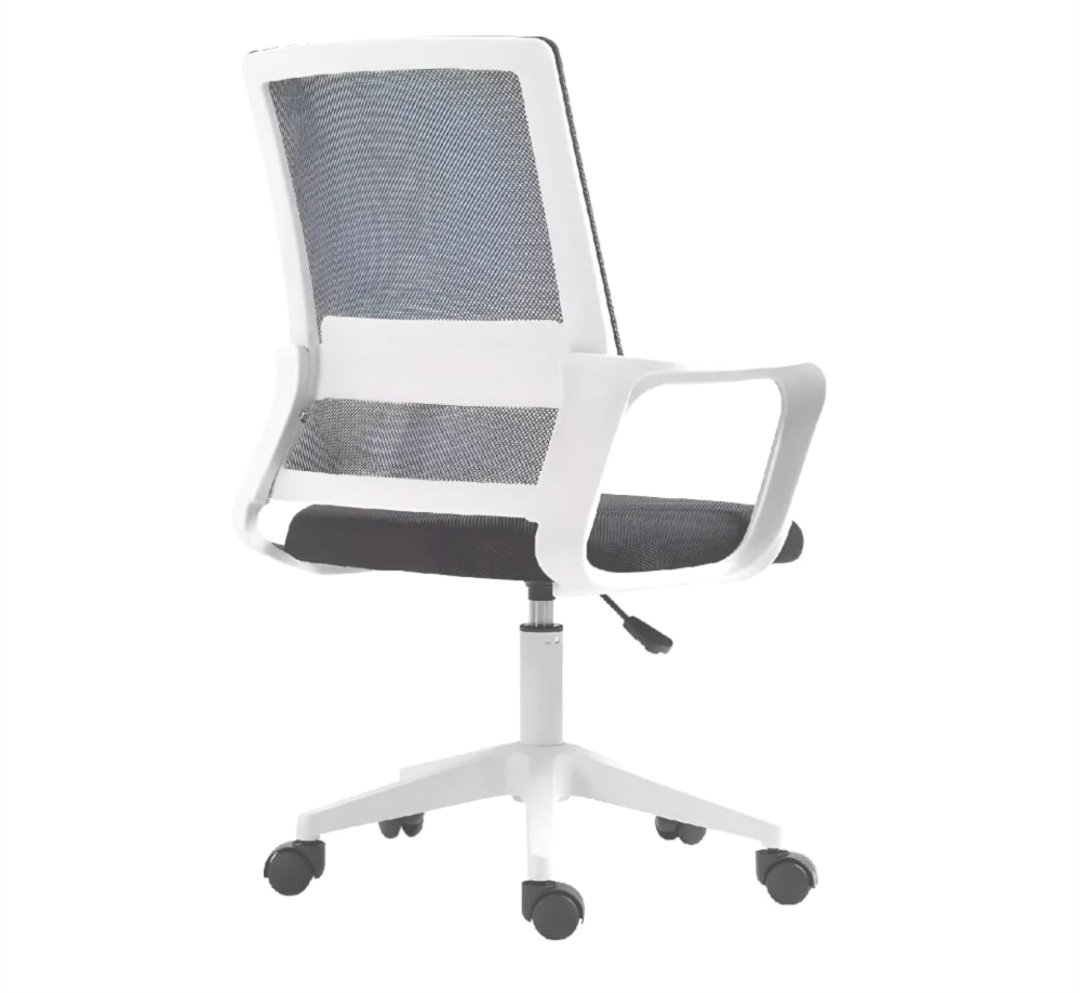 Silla de Oficina Ryan Ergonómica Gris/Blanco