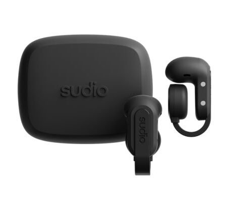 SUDIO B3 EARPHONES OPEN EAR AIR CONDUCTION TWS BLACK
