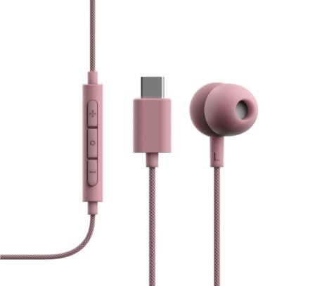 SUDIO V3 EARPHONES PINK USB-C