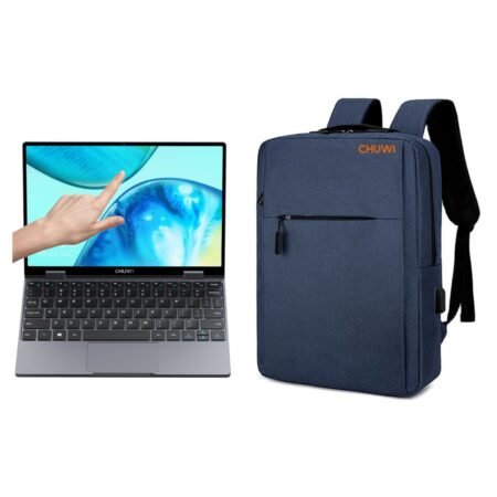 Combo Notebook Convertible Chuwi MiniBook X 10.5 FHD Touch + Mochila 15.6 Azul