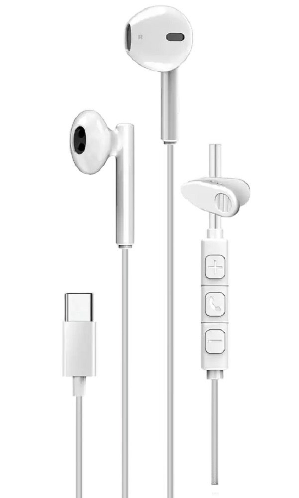 Auriculares Genius HS-M366 USB-C Internos Blancos