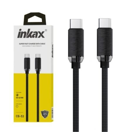 Cable Inkax USB-C a USB-C 240W 2m Negro