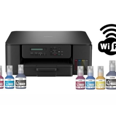 Impresora Multifunción Brother DCP-T530DW Wi-Fi Duplex + 4 Botellas Tinta Extra