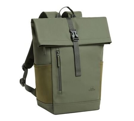 RIVACASE 7826 MOCHILA EDEN ROLL TOP 14" 17L OLIVE GREEN