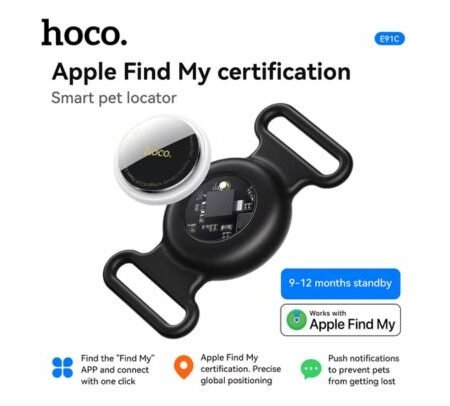 HOCO E91C TIGER TAG LOCALIZADOR COLLAR PARA MASCOTAS WHITE IOS