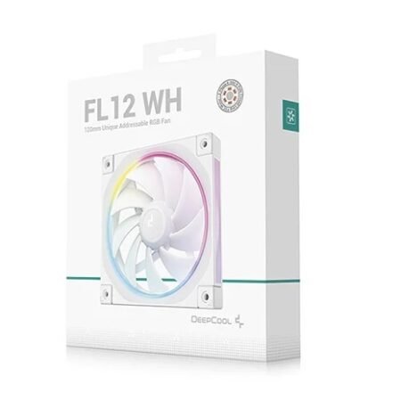 Fan Cooler DeepCool FL12 120mm ARGB Blanco