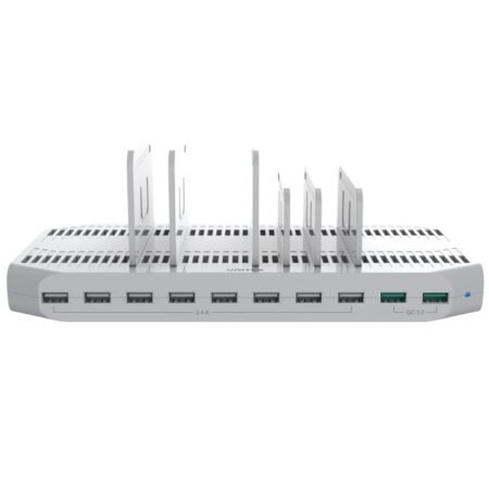 Estación de carga USB Unitek 10 puertos QC 3.0 96W