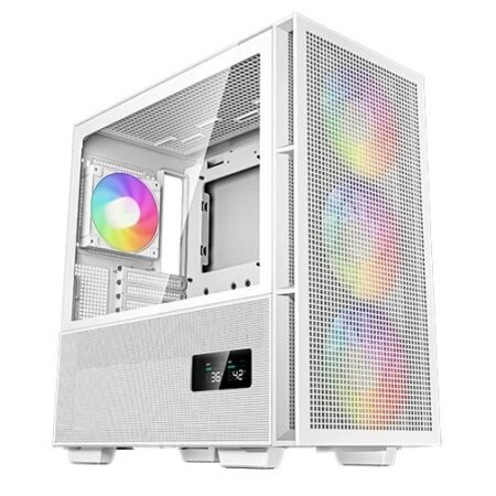 Gabinete DeepCool CH560 Digital ATX Flujo de Aire Blanco