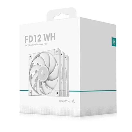 Fan Cooler DeepCool FD12 120mm Pack de 3 Blanco