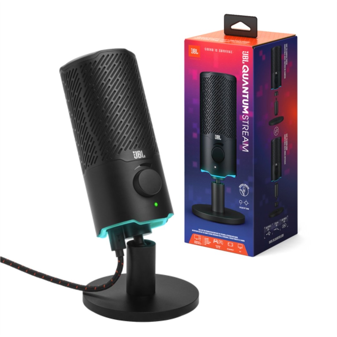 Micrófono JBL Quantum Stream negro