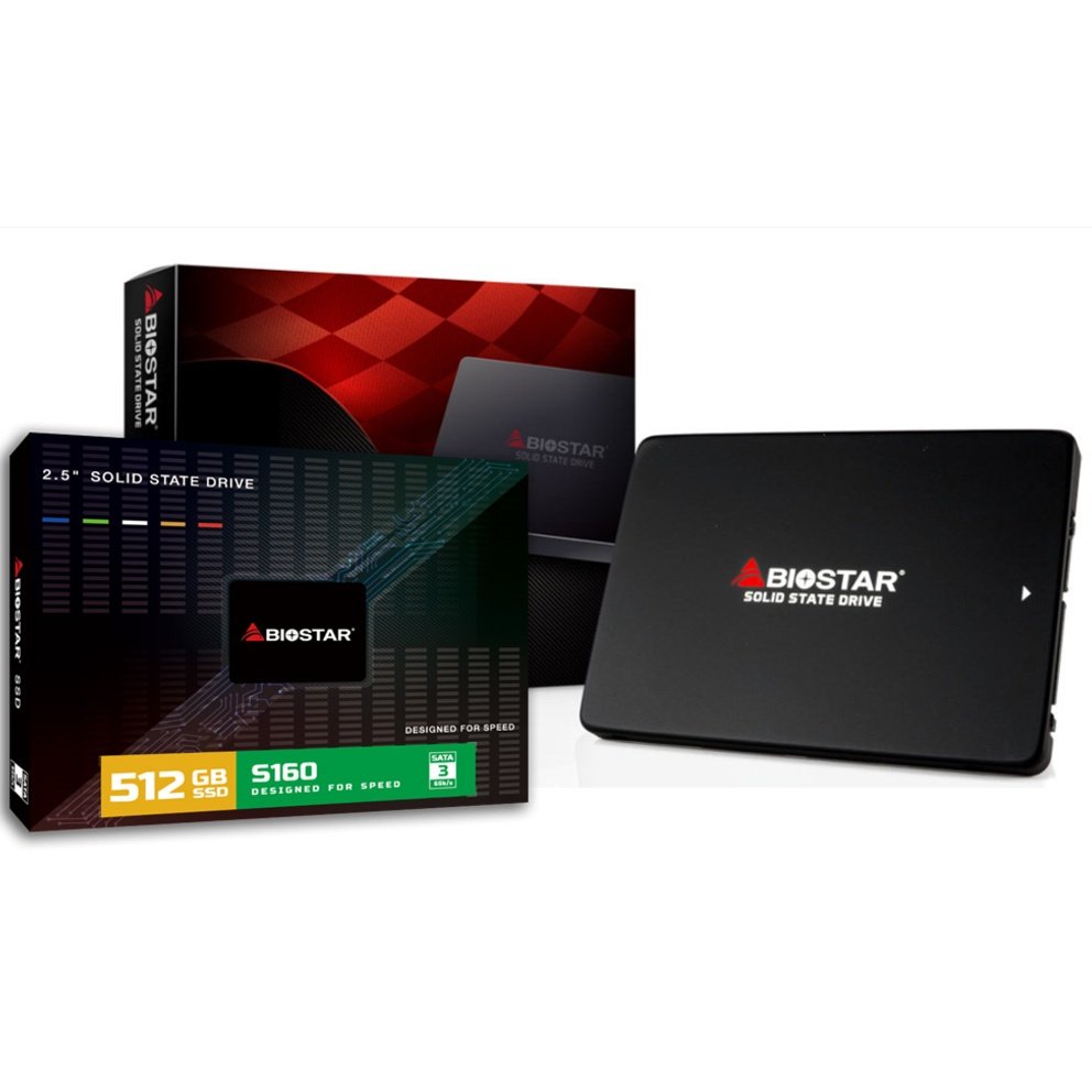 Disco SSD Biostar S160 512GB SATA III 2.5 pulgadas