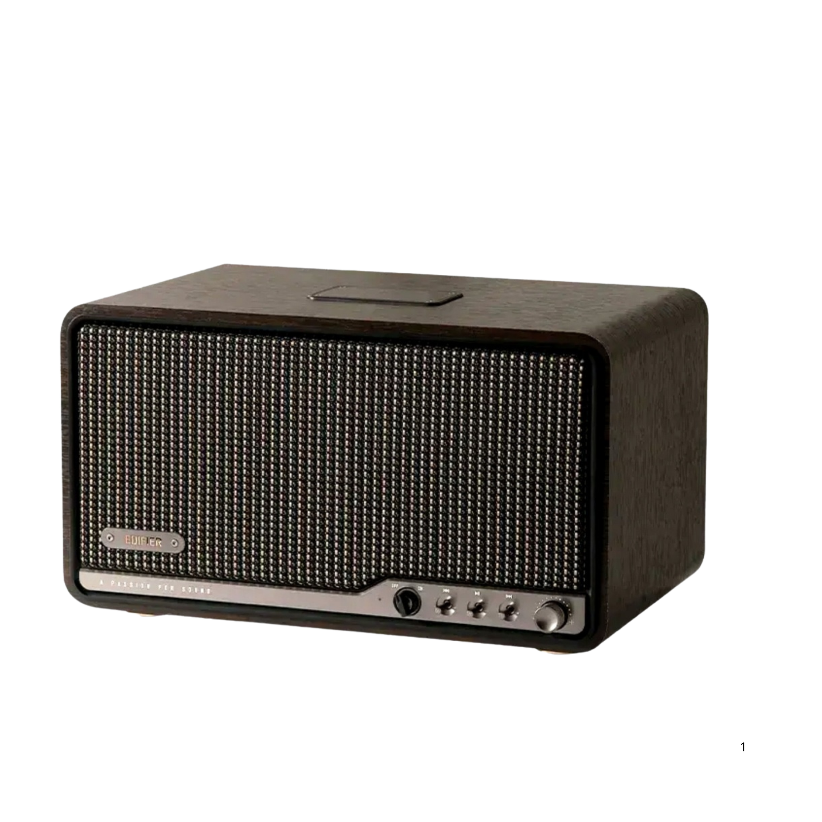 Parlante Edifier S300 negro nogal bluetooth