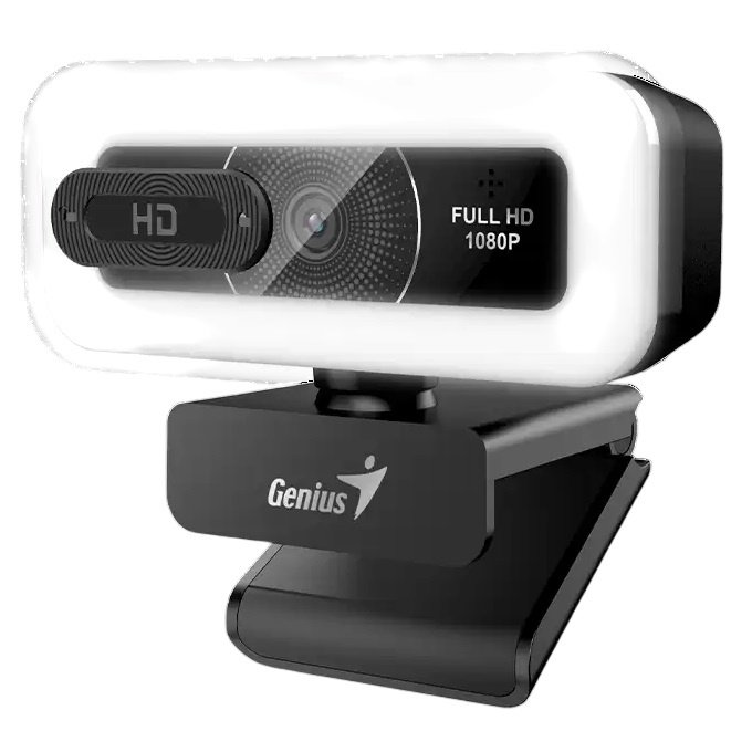 Webcam Genius FaceCam LIGHT Full HD 1080p con LED y Micrófono