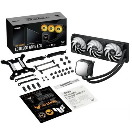 Cooler Líquido Asus TUF Gaming LC III 360 ARGB LCD Negro