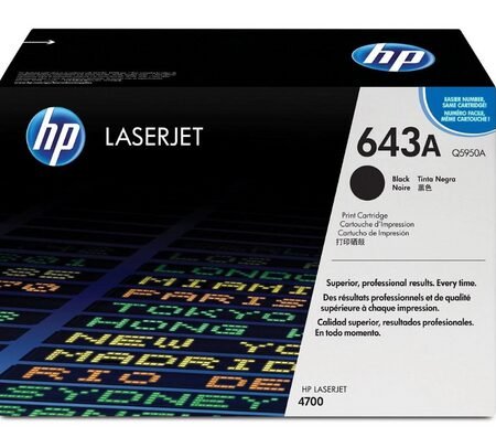 HP TONER Q5950A NEGRO LJ 4700 11.000 COPIAS CP