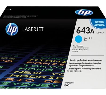 HP TONER Q5951A CYAN LJ 4700 10.000 COPIAS CP