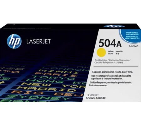 HP TONER CE252A AMARILLO CP3525/CM3530 7.000 COPIAS CP