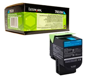 LEXMARK TONER 70C8HC0 CYAN CS310/410/510 3.000 COPIAS CP
