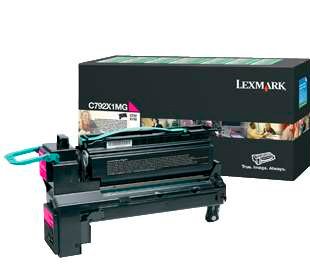 LEXMARK TONER C792X1MG MAGENTA C792/X792 20.000 COPIAS CP