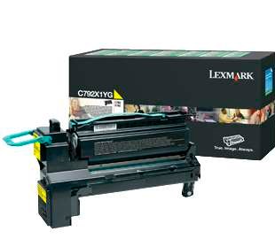 LEXMARK TONER C792X1YG YELLOW C792/X792 20.000 COPIAS CP