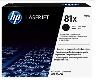 HP TONER CF281X NEGRO M605/606/630/632 25.000 CPS CP (B)