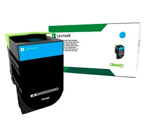 LEXMARK TONER 70C8XC0 CYAN CX510 CS510 4.000 COPIAS CP