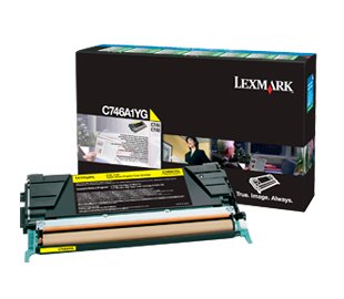 LEXMARK TONER C746A1YG AMARILLO C746/748 7.000 COPIAS CP