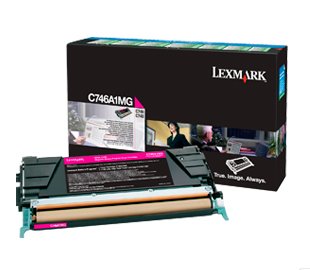 LEXMARK TONER C746A1MG MAGENTA C746/748 7.000 COPIAS CP