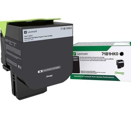 LEXMARK TONER 71B4HK0 NEGRO CS417 CX417 6.000 COPIAS CP