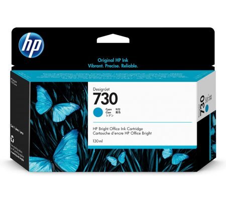 HP P2V62A (730) CYAN 130ML T1600/1700/2600 UK CP
