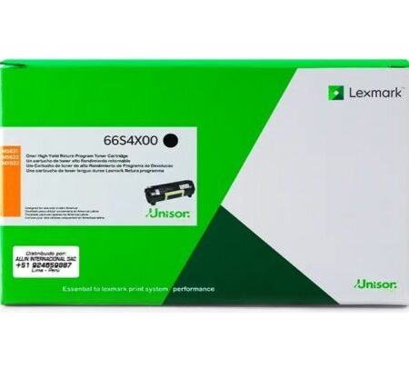 LEXMARK TONER 66S4X00 MS632/MX632 31.000 COPIAS CP