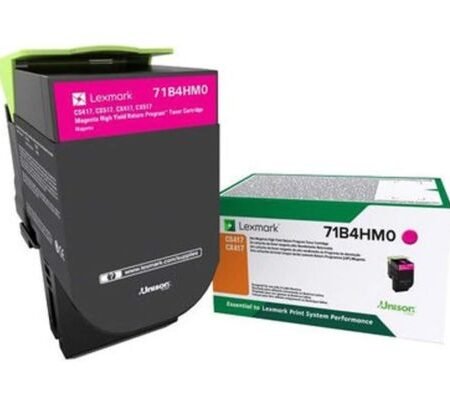 LEXMARK TONER 71B4HM0 MAGENTA CS417/CX417 3.500 COPIAS CP