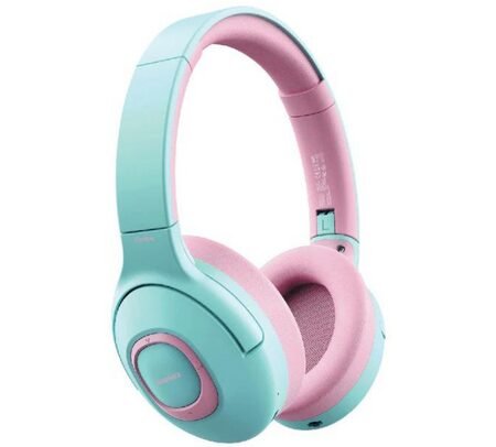 PROMATE CODDY.BGM HEADPHONES P/NIÑOS BT ROSADO/CELESTE