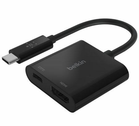 BELKIN AVC002BTBK ADAPTADOR USB-C A HDMI/USB-C (60W) CP