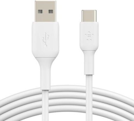 BELKIN CAB001BT1MWH CABLE USB-A A USB-C WHITE 15W 1M CP